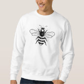 Queen Bee White Sweatshirt (Vorderseite)
