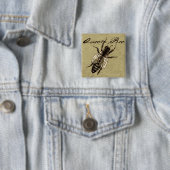 Queen Bee Wildlife Bug Insect Button (Beispiel)