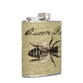 Queen Bee Wildlife Bug Insect Flachmann (Rechts)
