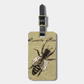 Queen Bee Wildlife Bug Insect Gepäckanhänger (Vorderseite vertikal)