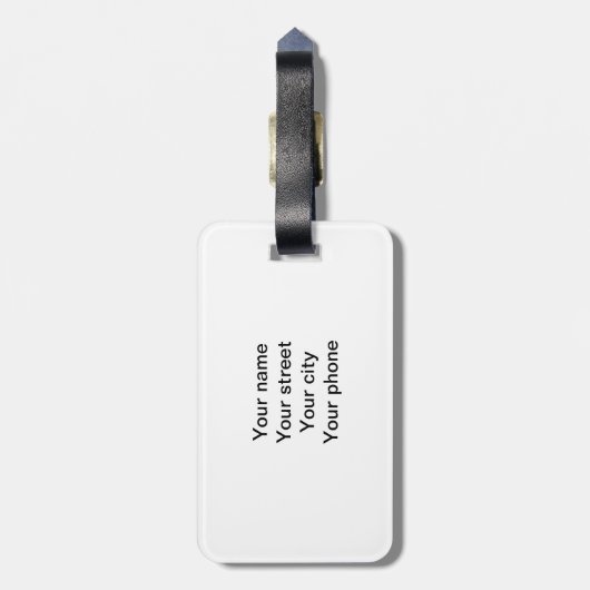 Queen Bee Wildlife Bug Insect Gepäckanhänger (Rückseite vertikal)