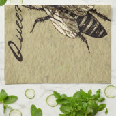 Queen Bee Wildlife Bug Insect Geschirrtuch (Gefaltet)