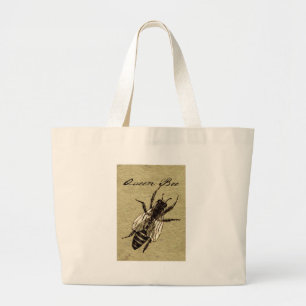 Queen Bee Wildlife Bug Insect Jumbo Stoffbeutel