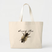 Queen Bee Wildlife Bug Insect Jumbo Stoffbeutel (Vorne)