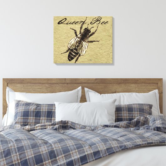 Queen Bee Wildlife Bug Insect Leinwanddruck (Insitu (Schlafzimmer))