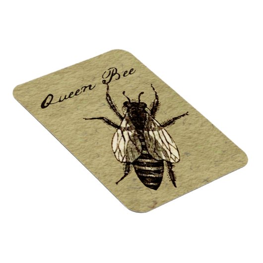 Queen Bee Wildlife Bug Insect Magnet (Rechte Seite)