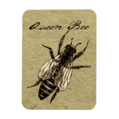 Queen Bee Wildlife Bug Insect Magnet (Vertikal)