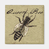 Queen Bee Wildlife Bug Insect Magnet (Vorne)