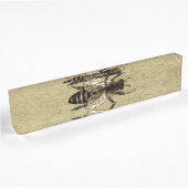 Queen Bee Wildlife Bug Insect Namensplakette