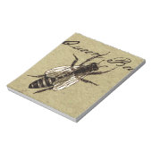 Queen Bee Wildlife Bug Insect Notizblock (Rotiert)