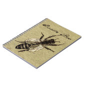 Queen Bee Wildlife Bug Insect Notizblock (Linke Seite)