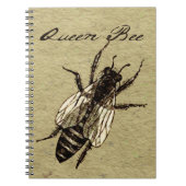 Queen Bee Wildlife Bug Insect Notizblock (Vorderseite)