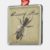 Queen Bee Wildlife Bug Insect Ornament Aus Metall (Links)