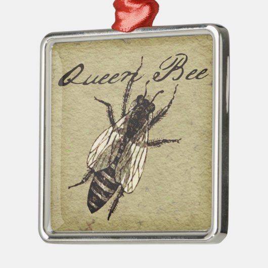 Queen Bee Wildlife Bug Insect Ornament Aus Metall (Links)