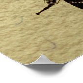 Queen Bee Wildlife Bug Insect Poster (Ecke)