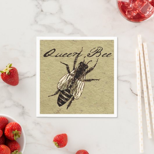 Queen Bee Wildlife Bug Insect Serviette (Beispiel)
