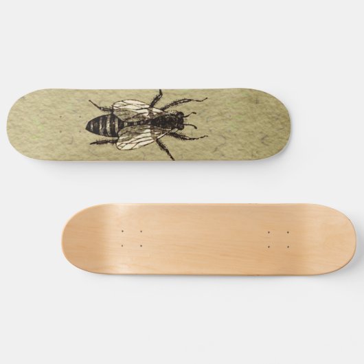 Queen Bee Wildlife Bug Insect Skateboard (Horizontal)