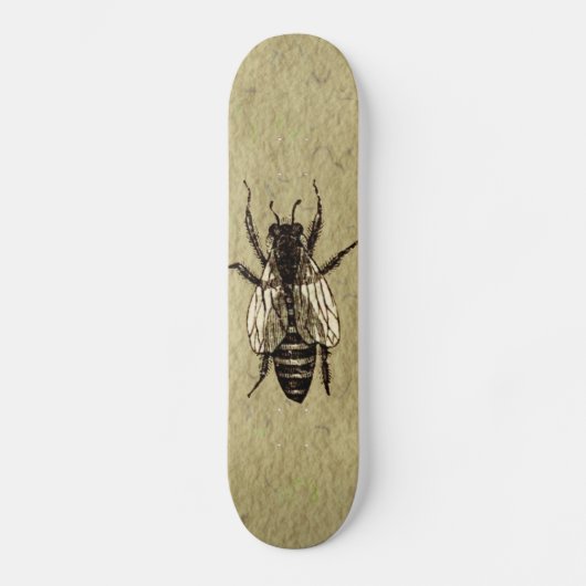Queen Bee Wildlife Bug Insect Skateboard (Vorderseite)