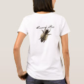 Queen Bee Wildlife Bug Insect T-Shirt (Rückseite)