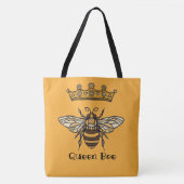 Queen Bee with Crown Personalize Tasche (Vorderseite)
