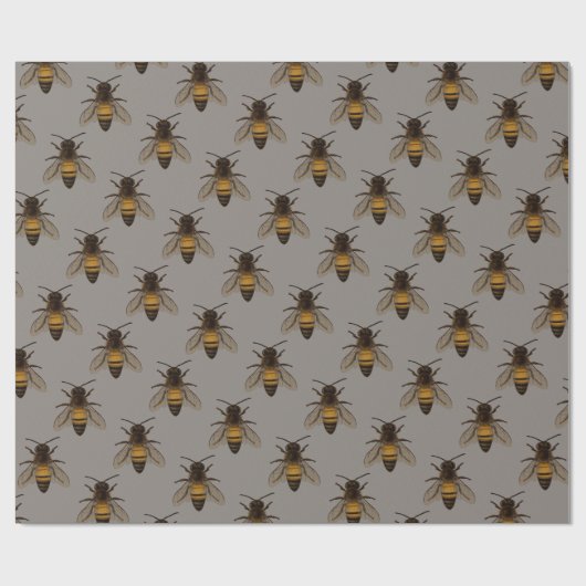 Queen Bee Wrapping Paper Geschenkpapier (Flach)