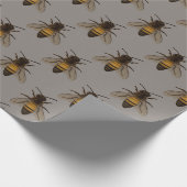 Queen Bee Wrapping Paper Geschenkpapier (Ecke)