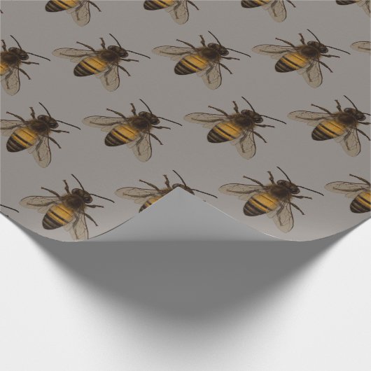 Queen Bee Wrapping Paper Geschenkpapier (Ecke)