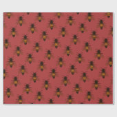 Queen Bee Wrapping Paper Geschenkpapier (Flach)