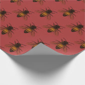 Queen Bee Wrapping Paper Geschenkpapier (Ecke)