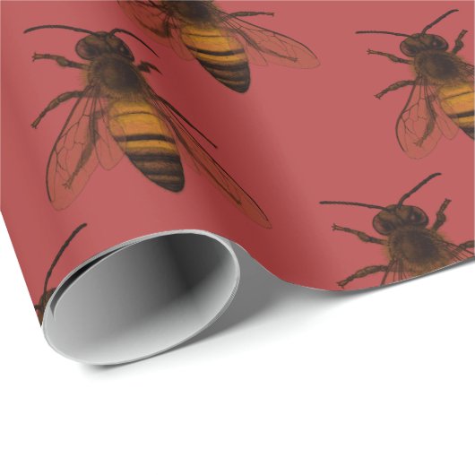 Queen Bee Wrapping Paper Geschenkpapier (Rolleneckpunkt)