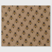 Queen Bee Wrapping Paper Geschenkpapier (Flach)