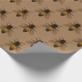 Queen Bee Wrapping Paper Geschenkpapier (Ecke)