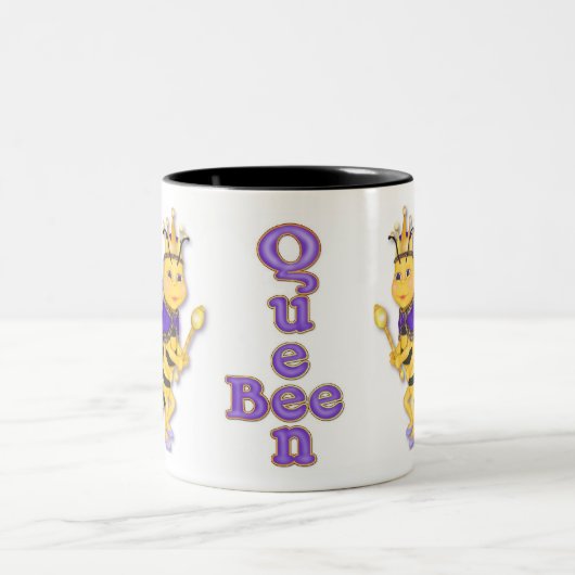 Queen Bee Zweifarbige Tasse (Mittel)