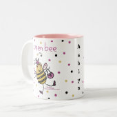 Queen Bee Zweifarbige Tasse (Vorderseite Links)