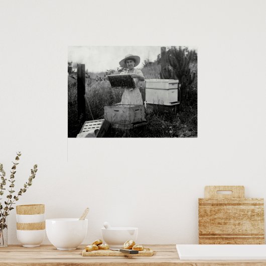 QUEEN BEEKEEPER 19. Jahrhundert Poster (Küche)