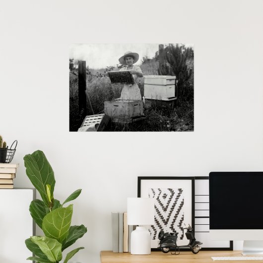 QUEEN BEEKEEPER 19. Jahrhundert Poster (Heimbüro)