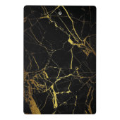 QUEEN BEEN Moderne Mini Clipboard Gold & Black Klemmbrett (Rückseite)