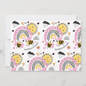 Queen Bees Best Friends Forever Niedliche BESTE FR Einladung (Rückseite)