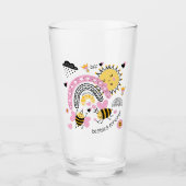 Queen Bees Best Friends Forever Niedliche BESTE FR Glas (Vorderseite)