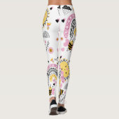 Queen Bees Best Friends Forever Niedliche BESTE FR Leggings (Rückseite)