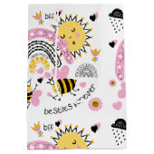 Queen Bees Best Friends Forever Niedliche BESTE FR Mittlere Geschenktüte (Rückseite)