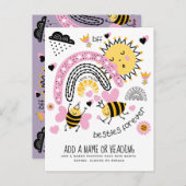 Queen Bees Best Friends Forever Niedliche BESTE FR Postkarte (Vorne/Hinten)
