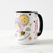 Queen Bees Best Friends Forever Niedliche BESTE FR Tasse (VorderseiteRechts)