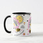 Queen Bees Best Friends Forever Niedliche BESTE FR Tasse (Links)