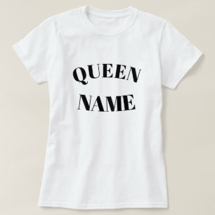 Queen Benutzerdefinierter Name – Königliches Elega T-Shirt