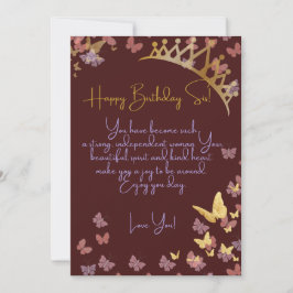 Queen Birthday Card Feiertagskarte