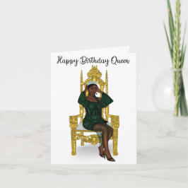 Queen Birthday Card Karte
