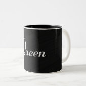 Queen Black Elegant Zweifarbige Tasse (VorderseiteRechts)