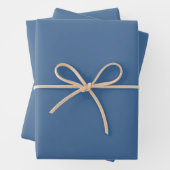 Queen Blue Solid Color Geschenkpapier Set (Beispiel)