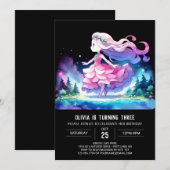 Queen Boho Princess Birthday Einladung (Vorne/Hinten)